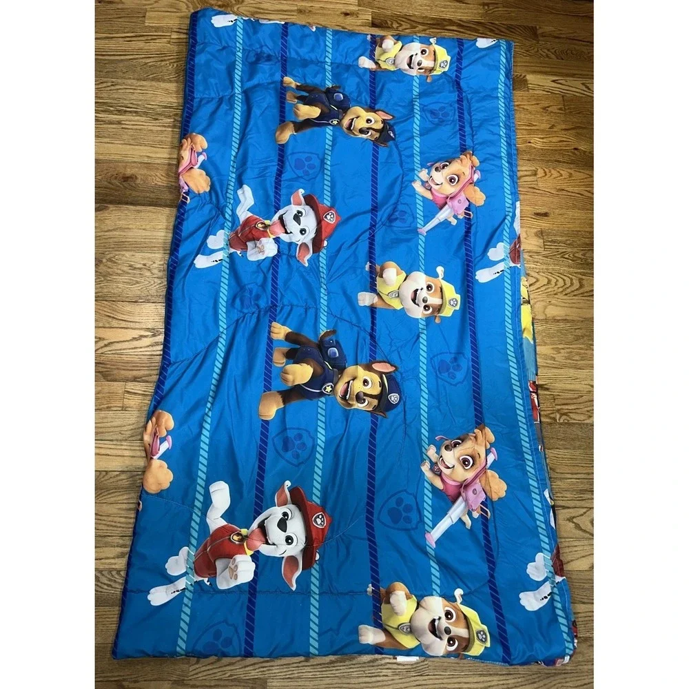 Paw Patrol Full‎ Size Reversible Comforter Blanket Fitted Sheet 3 Pillowcases